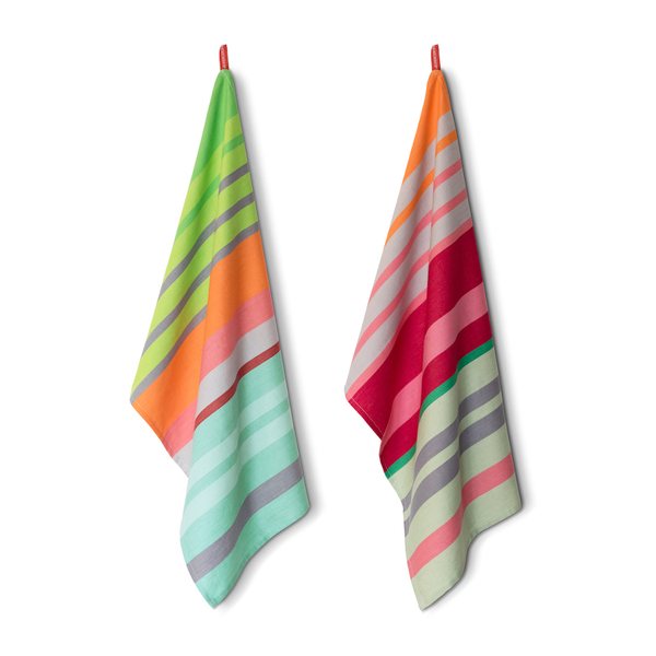 Remember Cotton Tea Towels No.16, Set of 2