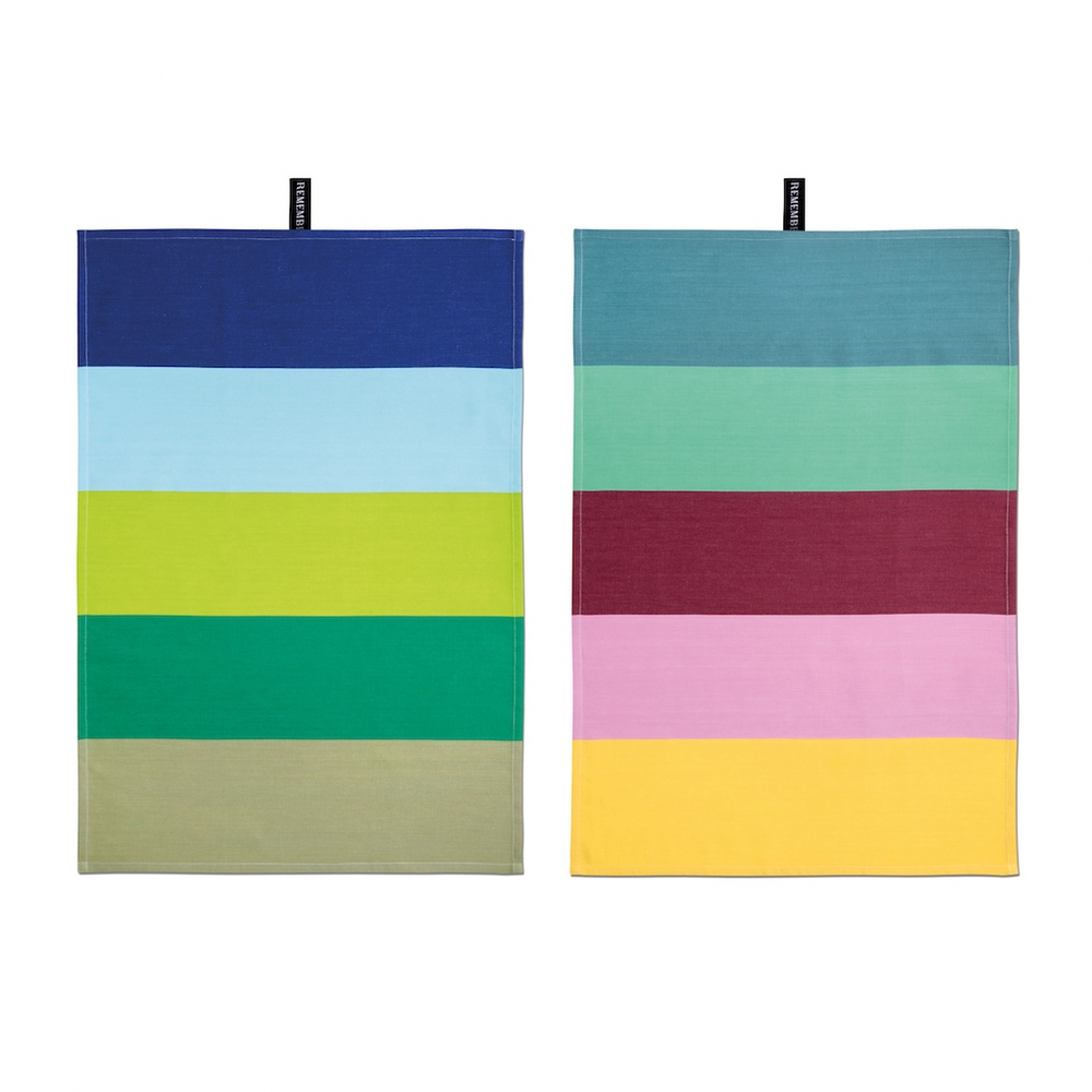 Remember Cotton Tea Towels No.22, Set of 2 – image 2