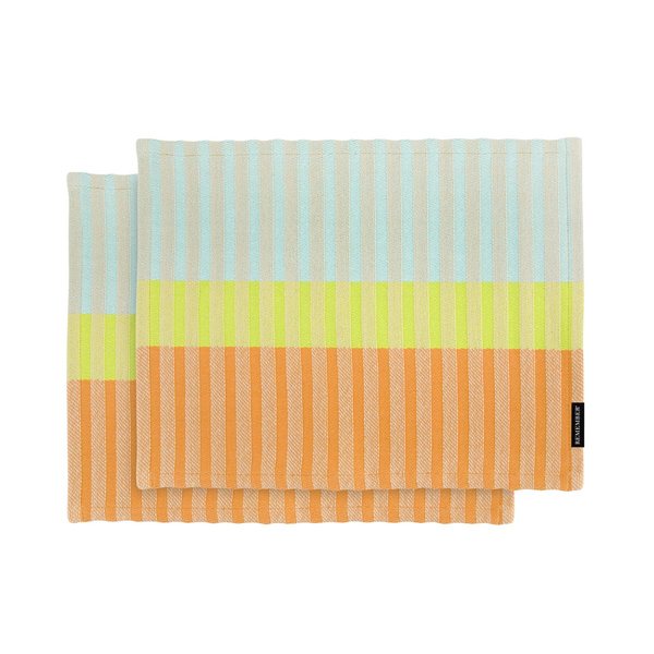 Remember Ben Cotton Placemats, Set of 2
