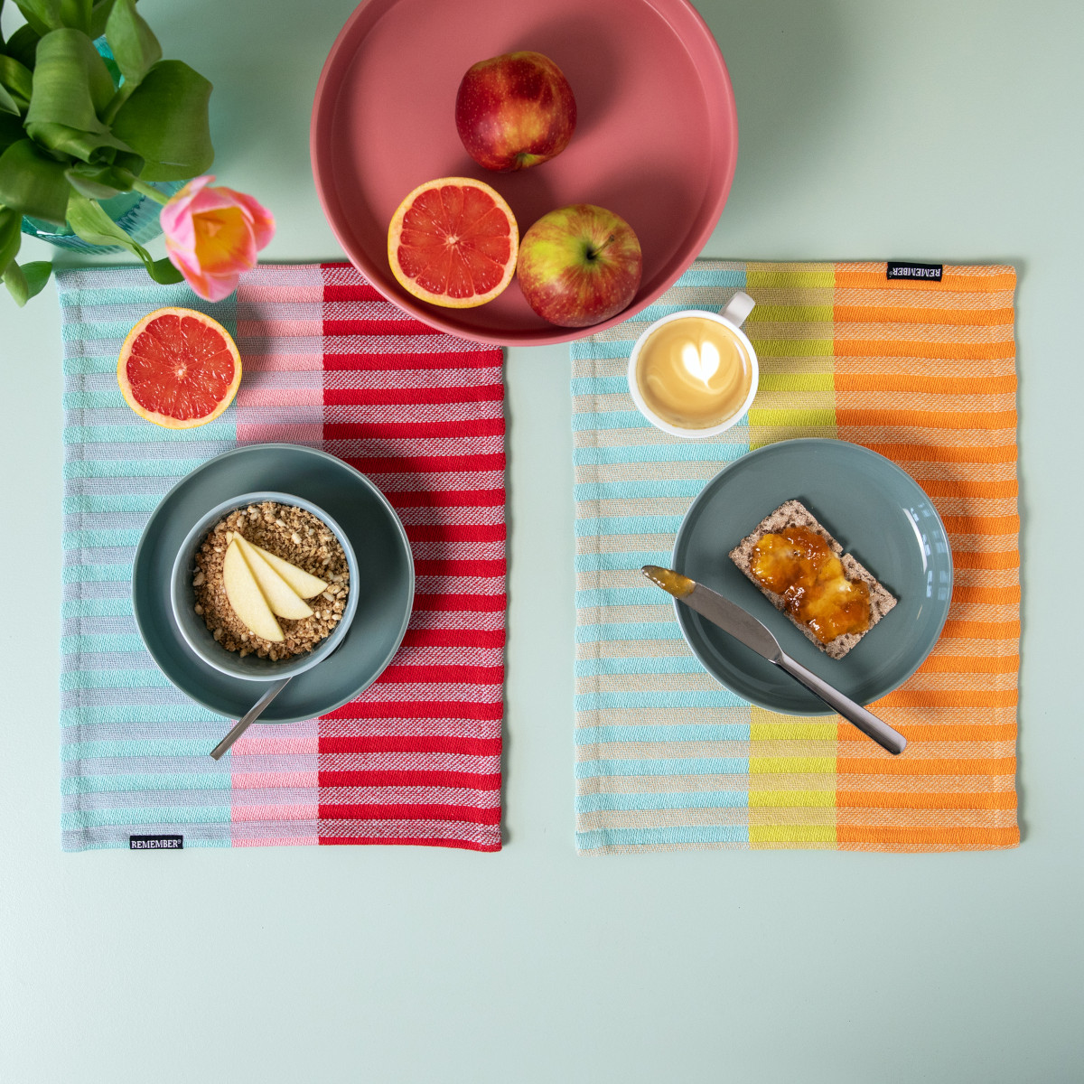 Remember Ben Cotton Placemats, Set of 2 – image 2