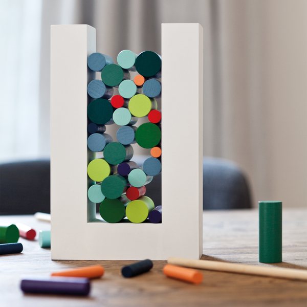 Remember Woodman Wooden Stacking Skill Game