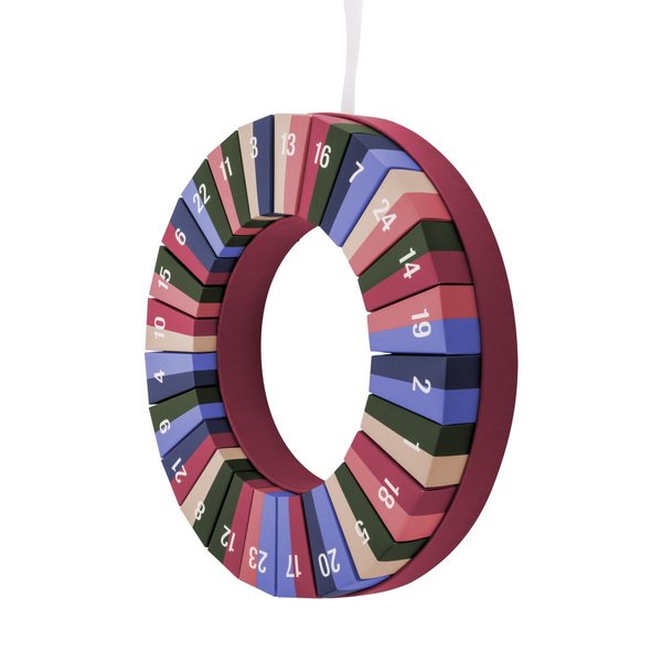 Remember Reusable Advent Wreath with 24 Fillable Boxes
