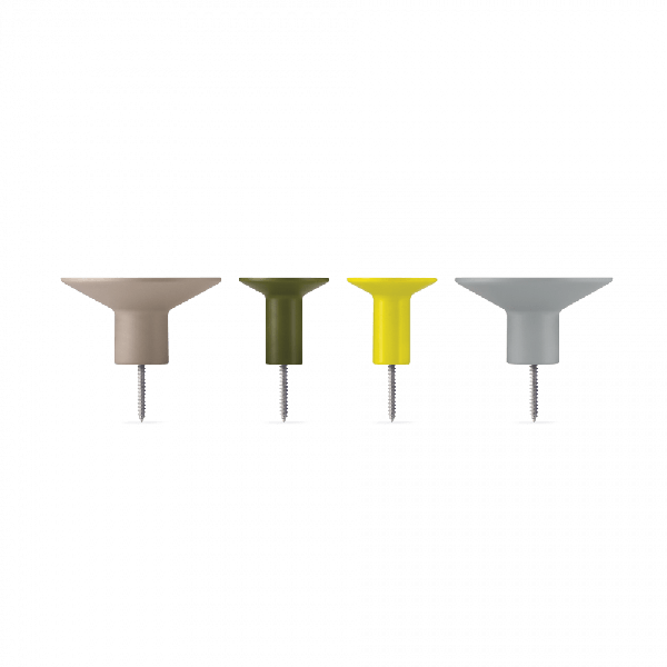 Remember Tulip Wall Hooks, Set of 4 – Colourful Coat Hooks