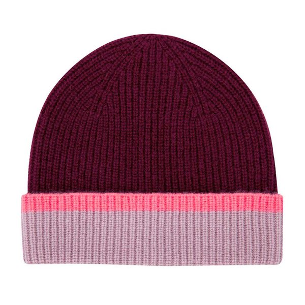 Remember Frida Wool & Cashmere Beanie Hat – Multicoloured