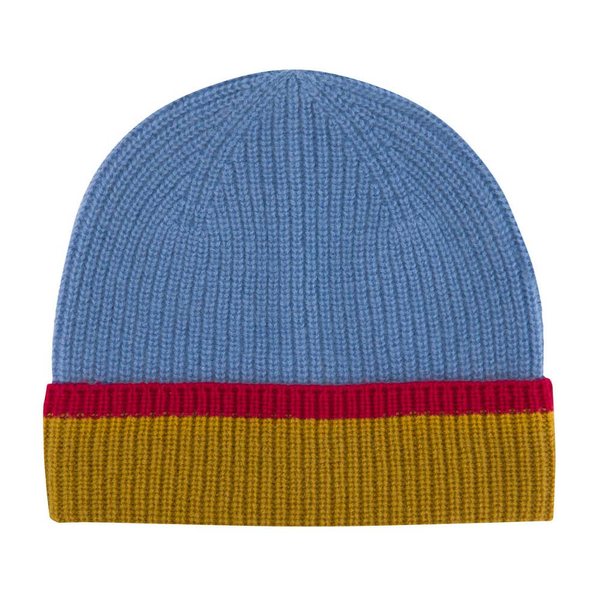 Remember Reto Wool & Cashmere Beanie Hat – Multicoloured