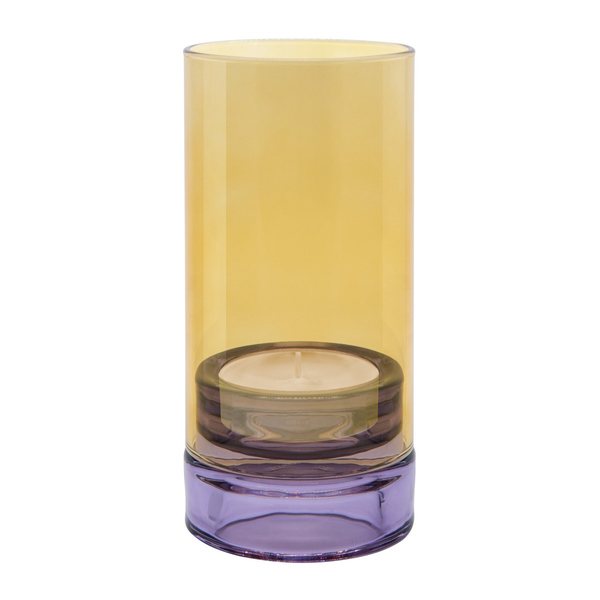 Remember Lys Hand-Blown Glass Tealight Lantern – Lilac