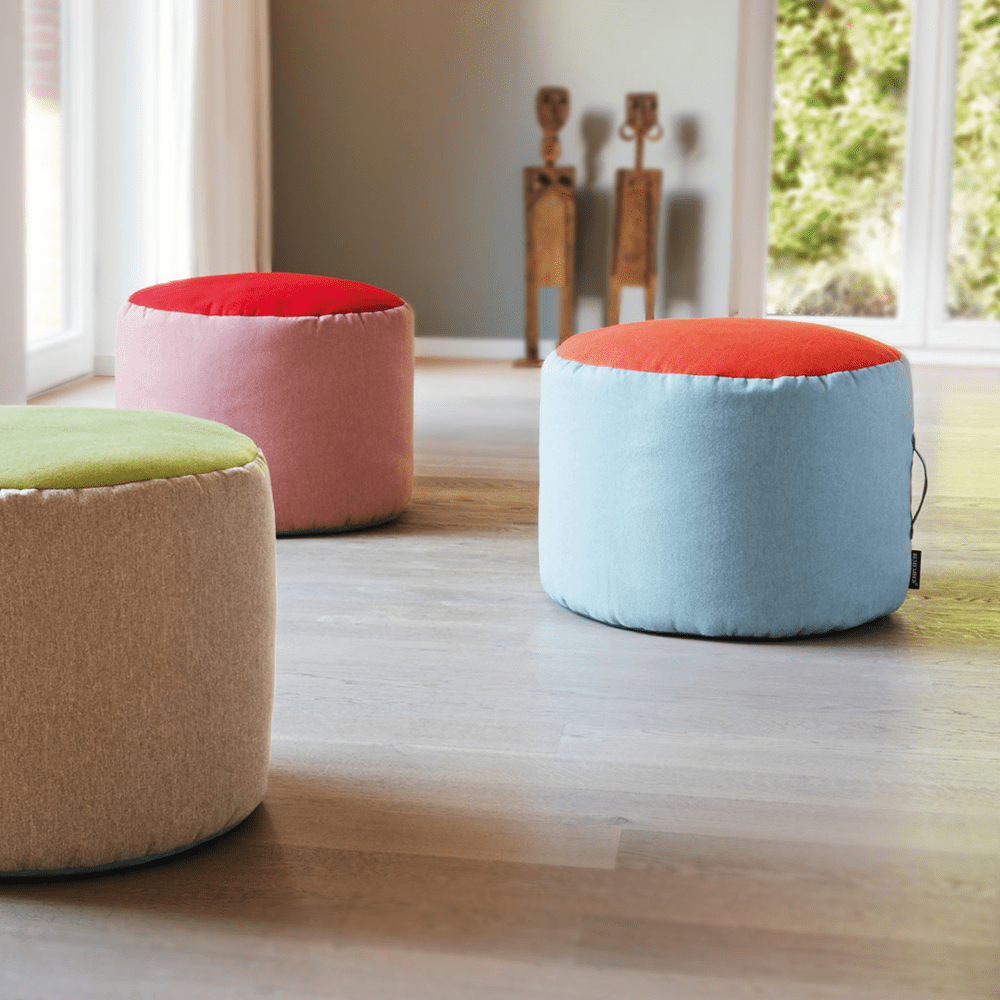 Remember PoufPouf Woven Pouffe Stool – Sand – image 6