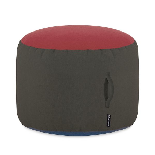 Remember PoufPouf Woven Pouffe Stool – Stone