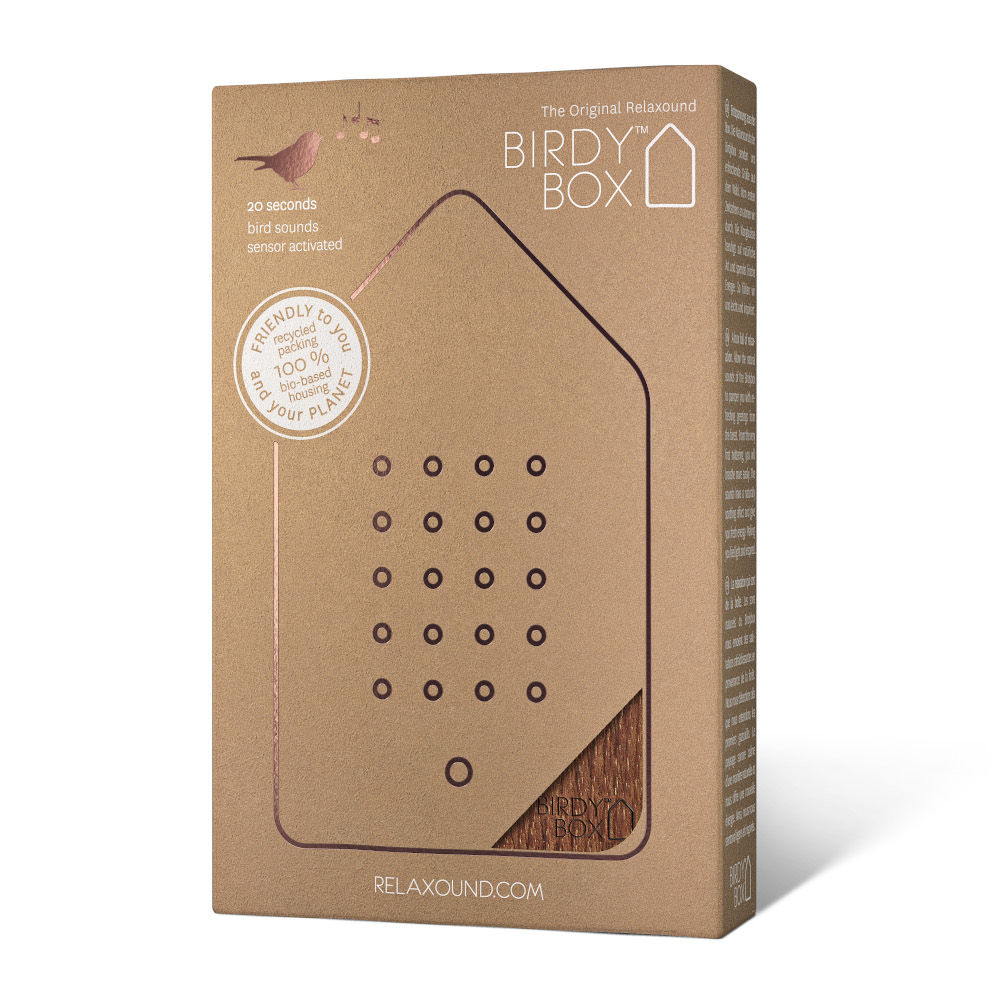 Relaxound Birdybox Birdsong Sound Box – Steamed Oak – image 4