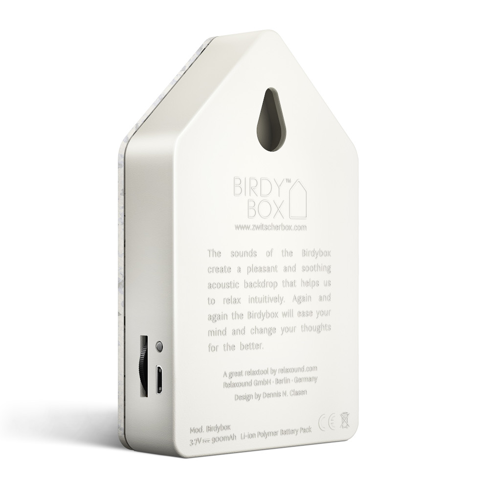 Relaxound Birdybox Birdsong Sound Box – Toffee Terrazzo – image 3