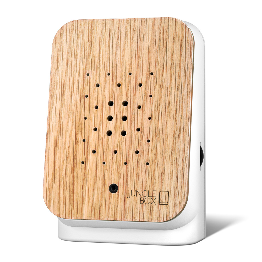 Relaxound Junglebox Rainforest Sound Box with Motion Sensor – Oak – image 2