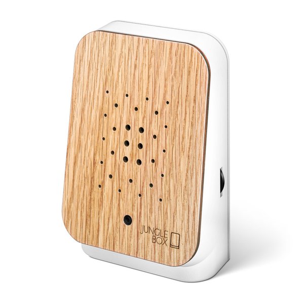 Relaxound Junglebox Rainforest Sound Box with Motion Sensor – Oak