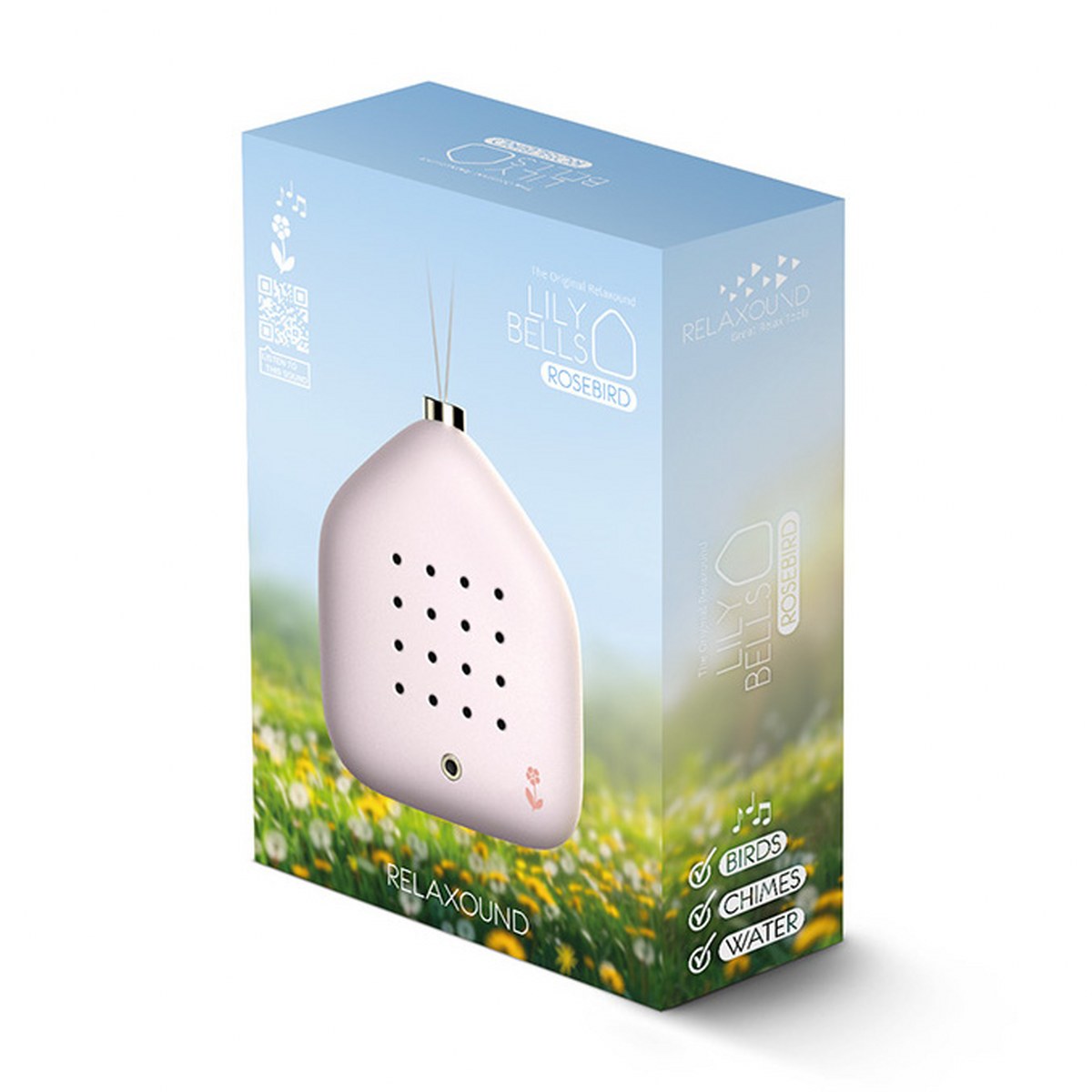 Relaxound Lily Bells Motion-Sensor Birdsong Sound Box – Rosebird – image 3