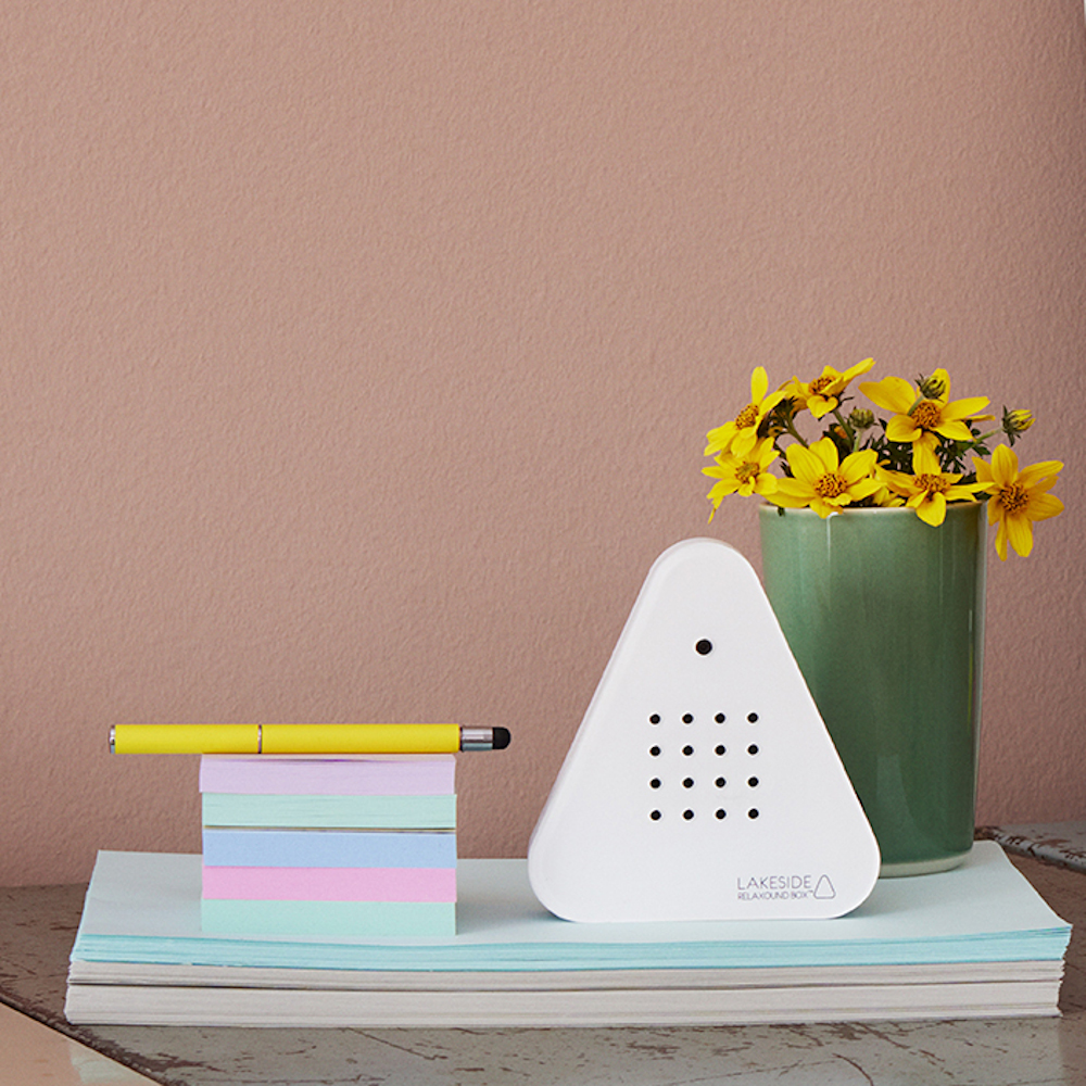 Relaxound Lakesidebox Nature Sound Box with Motion Sensor – White – image 4