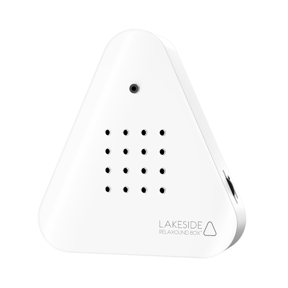 Relaxound Lakesidebox Nature Sound Box with Motion Sensor – White – image 2
