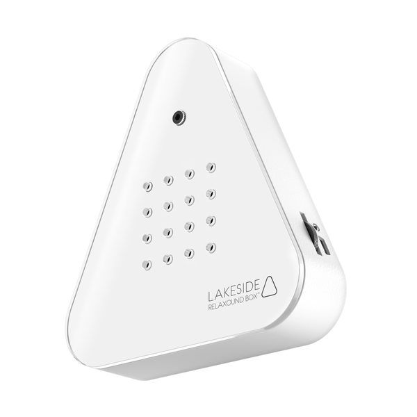 Relaxound Lakesidebox Nature Sound Box with Motion Sensor – White