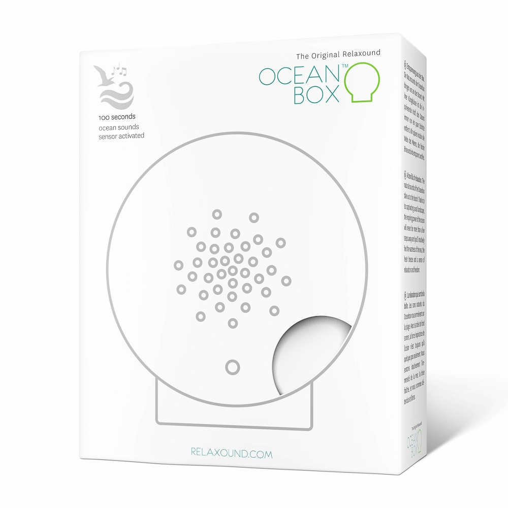 Relaxound Oceanbox Wave Sound Box with Motion Sensor – White – image 2
