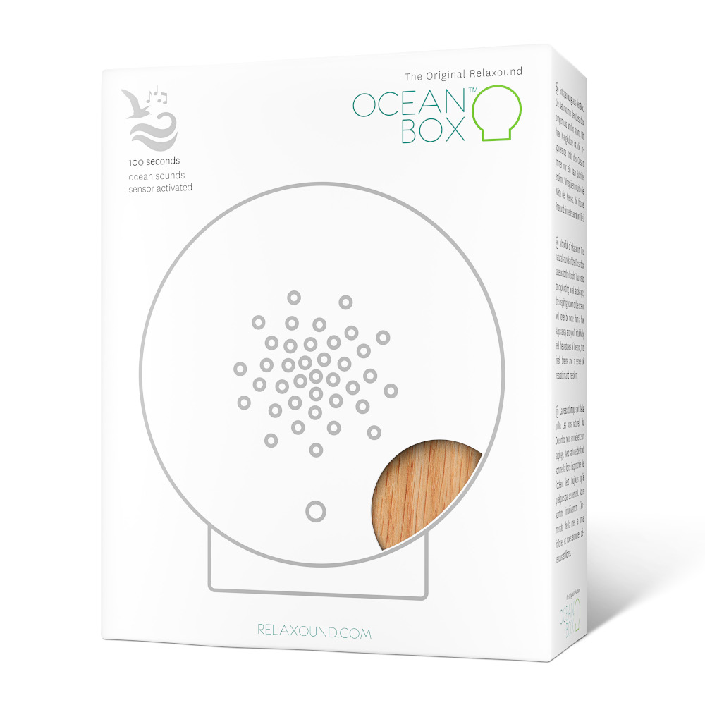 Relaxound Oceanbox Wave Sound Box with Motion Sensor – Oak – image 4