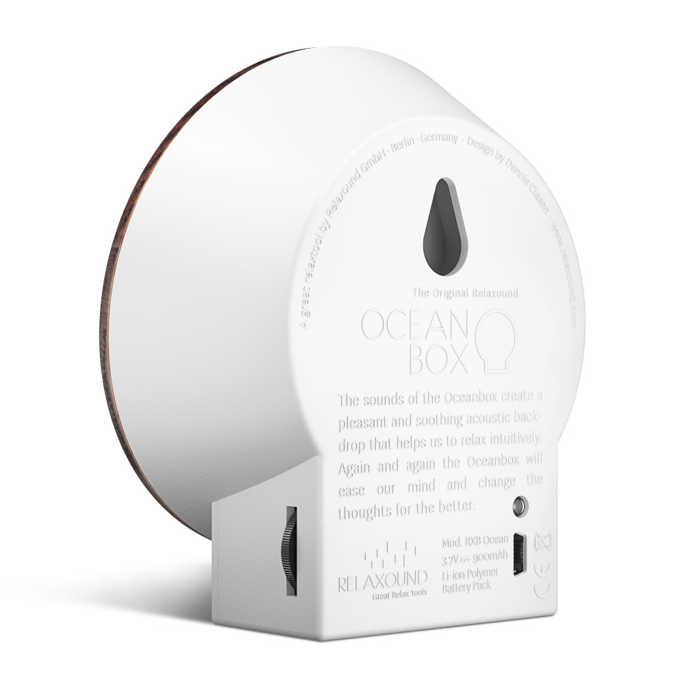 Relaxound Oceanbox Wave Sound Box with Motion Sensor – Oak – image 3