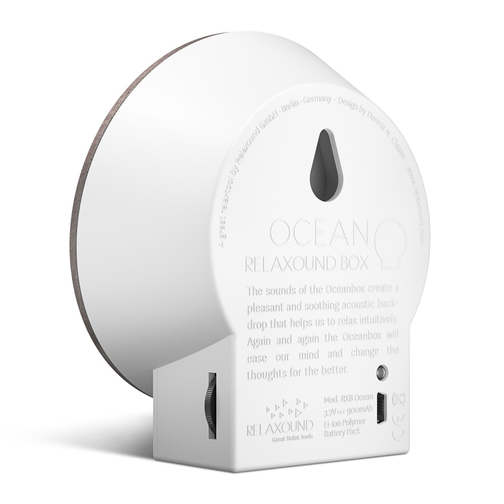 Relaxound Oceanbox Wave Sound Box with Motion Sensor – Vintage Wood – image 3