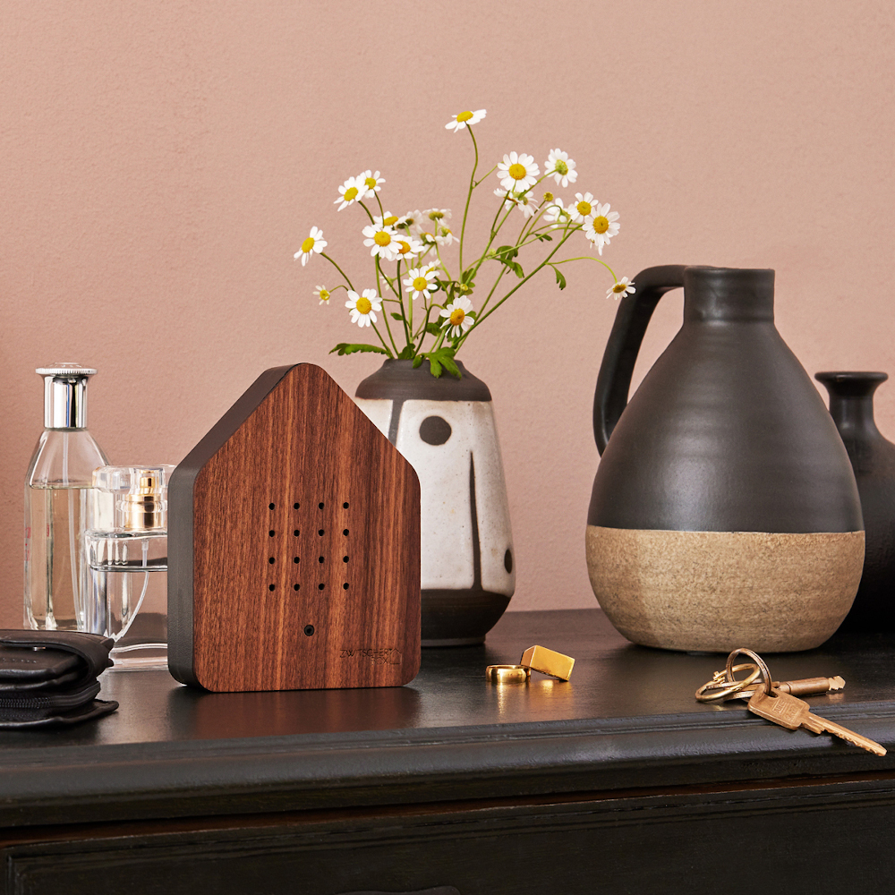Relaxound Zwitscherbox Birdsong Sound Box with Motion Sensor – Walnut – image 4