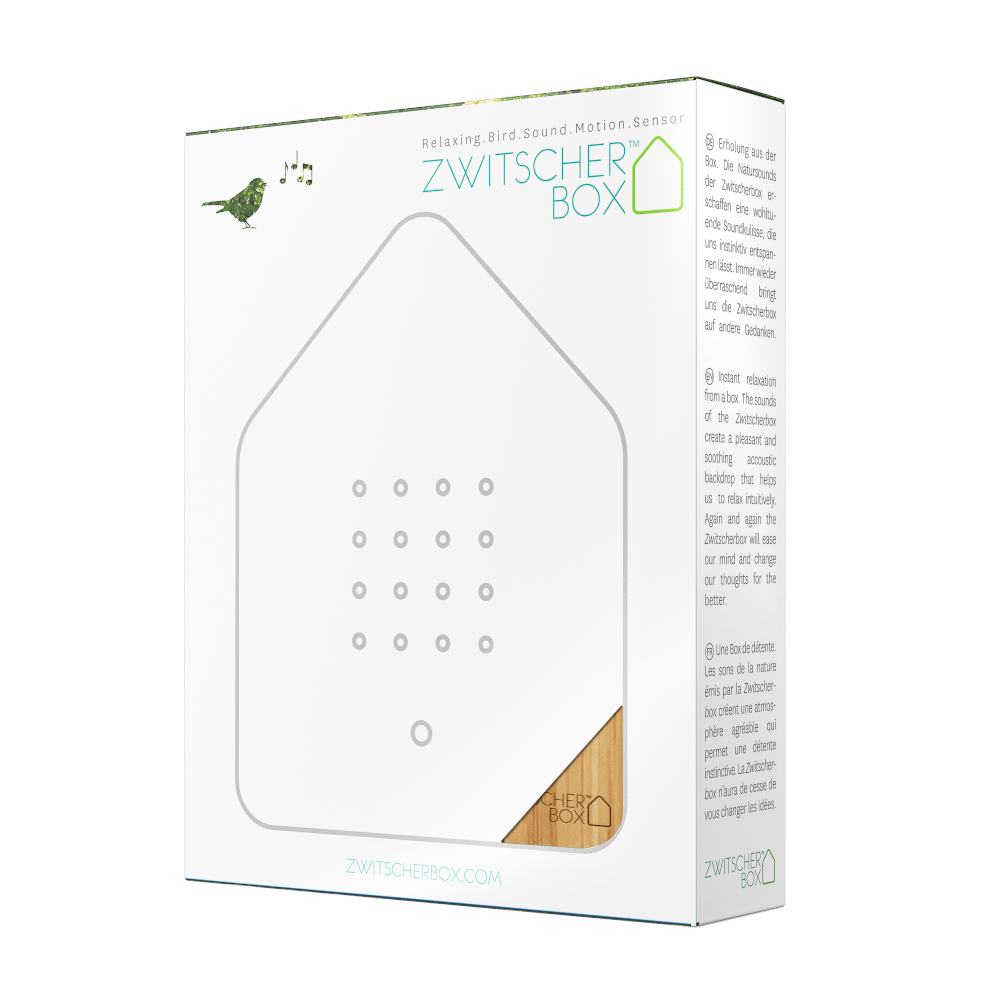 Relaxound Zwitscherbox Birdsong Sound Box with Motion Sensor – Bamboo – image 2