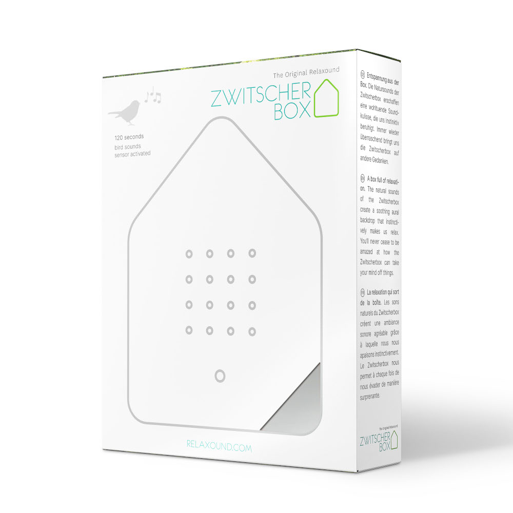 Relaxound Zwitscherbox Birdsong Sound Box with Motion Sensor – Grey – image 4
